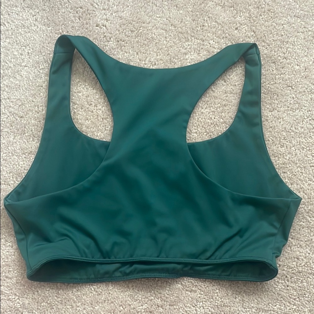 Reformation Green Sports Bra Racerback Intimates - Picture 4 of 4